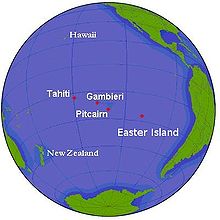 PACIFIC OCEAN PITCAIRN ISLA